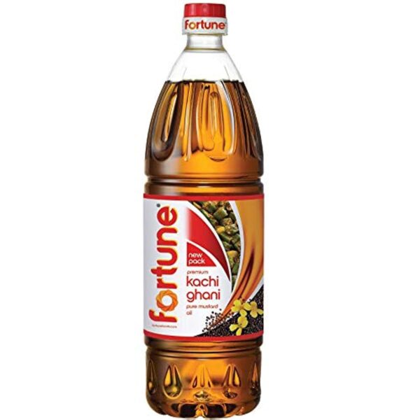 Fortune Kachi Ghani Pure Mustard Oil 1 L