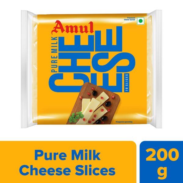 Amul Pure Milk Cheese Slices 200 g