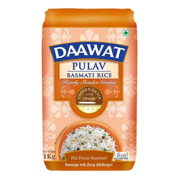 Daawat Pulav Basmati Rice 1 Kg